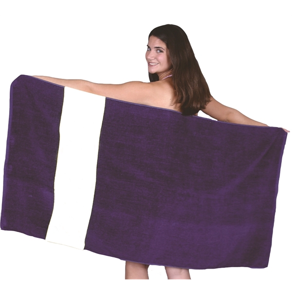 Rugby Stripe Beach/Bath Towel - Rugby Stripe Beach/Bath Towel - Image 3 of 11