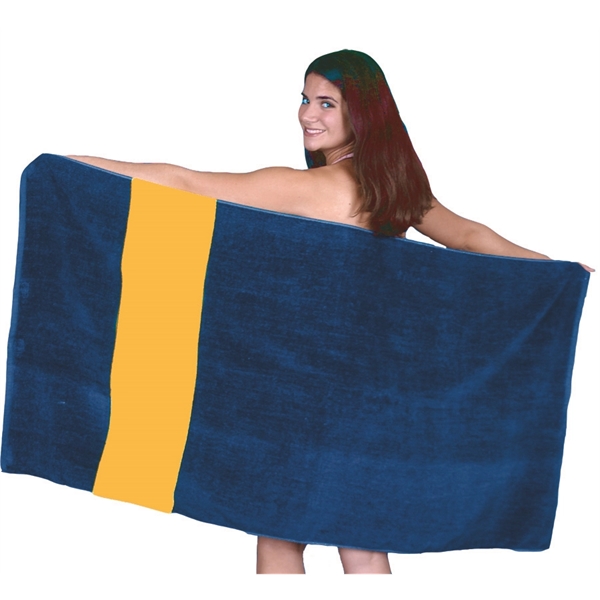 Rugby Stripe Beach/Bath Towel - Rugby Stripe Beach/Bath Towel - Image 8 of 11
