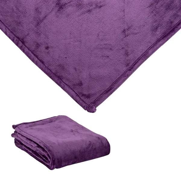 Fairmont Mink Touch Blanket Plum Grove