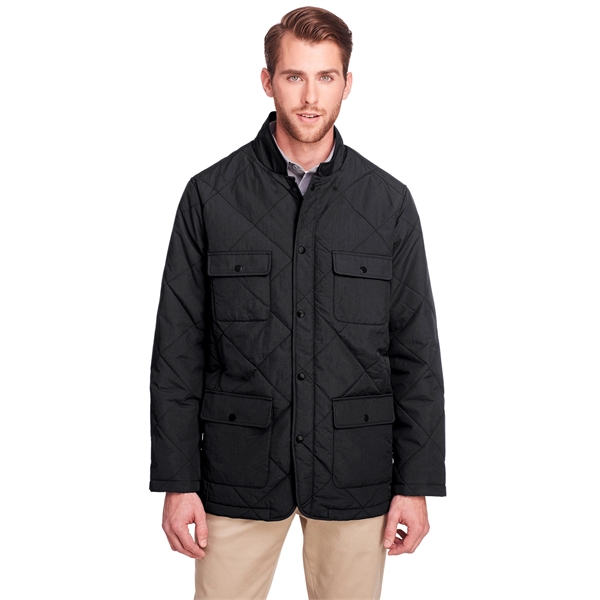 UltraClub Men's Dawson Quilted Hacking Jacket - UltraClub Men's Dawson Quilted Hacking Jacket - Image 0 of 17