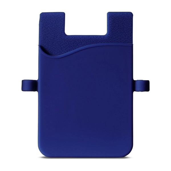Silicone Smartphone Pocket with Earbud Loops - Silicone Smartphone Pocket with Earbud Loops - Image 3 of 5