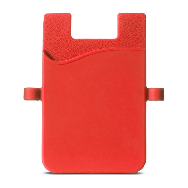 Silicone Smartphone Pocket with Earbud Loops - Silicone Smartphone Pocket with Earbud Loops - Image 4 of 5