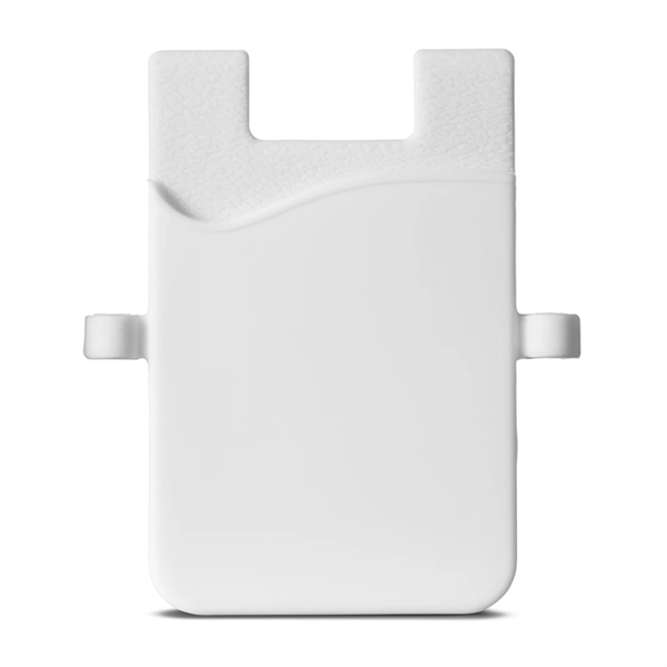 Silicone Smartphone Pocket with Earbud Loops - Silicone Smartphone Pocket with Earbud Loops - Image 5 of 5
