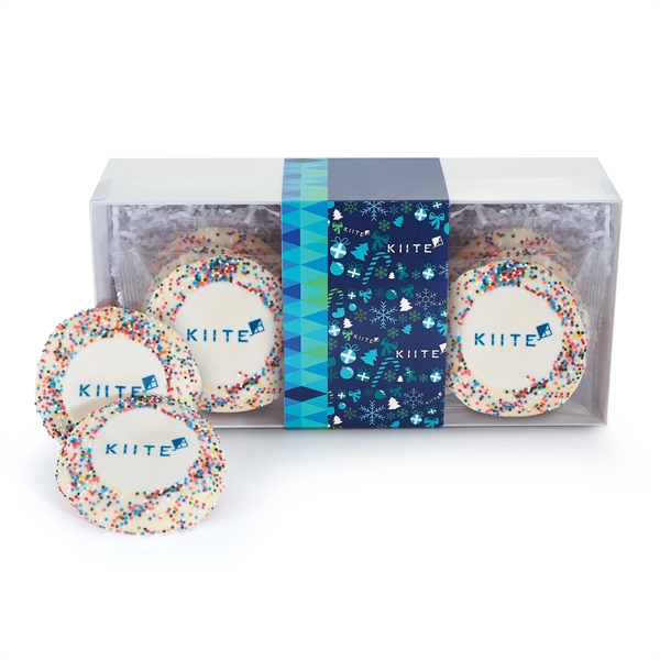 Sugar Cookie Gift Box - Rainbow Nonpareil Sprinkles - Sugar Cookie Gift Box - Rainbow Nonpareil Sprinkles - Image 0 of 0
