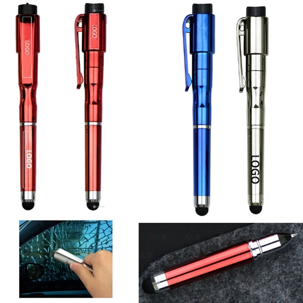 Self Defense Pen With Glass Breaker And Stylus - Self Defense Pen With Glass Breaker And Stylus - Image 0 of 2
