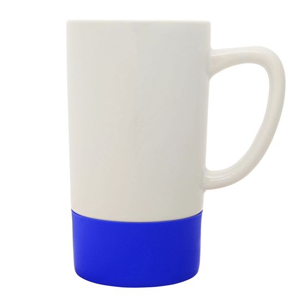 18 oz. Silicone Base Ceramic Dishwasher-Safe Mug with Handle - 18 oz. Silicone Base Ceramic Dishwasher-Safe Mug with Handle - Image 2 of 15