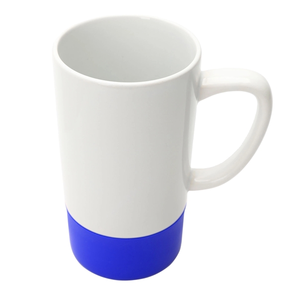 18 oz. Silicone Base Ceramic Dishwasher-Safe Mug with Handle - 18 oz. Silicone Base Ceramic Dishwasher-Safe Mug with Handle - Image 3 of 15