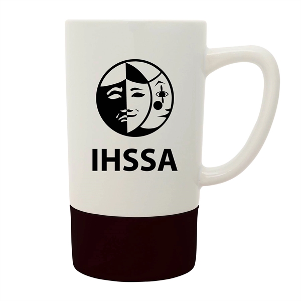 18 oz. Silicone Base Ceramic Dishwasher-Safe Mug with Handle - 18 oz. Silicone Base Ceramic Dishwasher-Safe Mug with Handle - Image 4 of 15