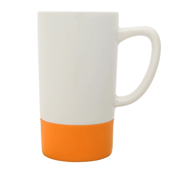 18 oz. Silicone Base Ceramic Dishwasher-Safe Mug with Handle - 18 oz. Silicone Base Ceramic Dishwasher-Safe Mug with Handle - Image 11 of 15
