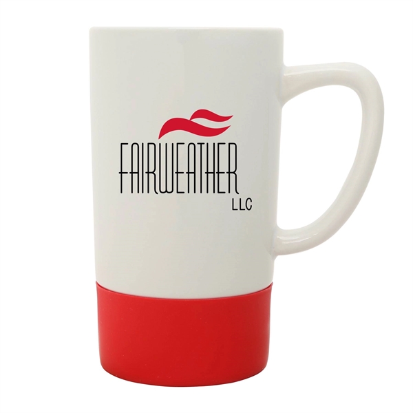 18 oz. Silicone Base Ceramic Dishwasher-Safe Mug with Handle - 18 oz. Silicone Base Ceramic Dishwasher-Safe Mug with Handle - Image 13 of 15