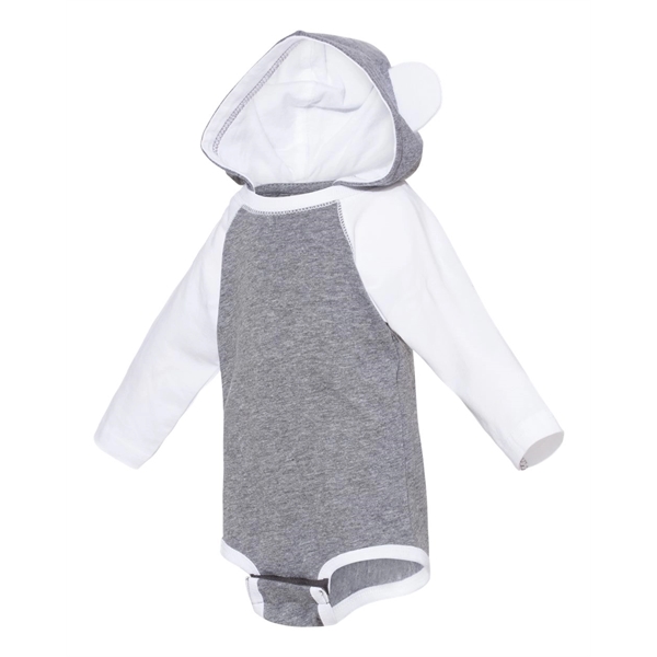 Rabbit Skins Fine Jersey Infant Character Hooded Long Sle... - Rabbit Skins Fine Jersey Infant Character Hooded Long Sle... - Image 1 of 9