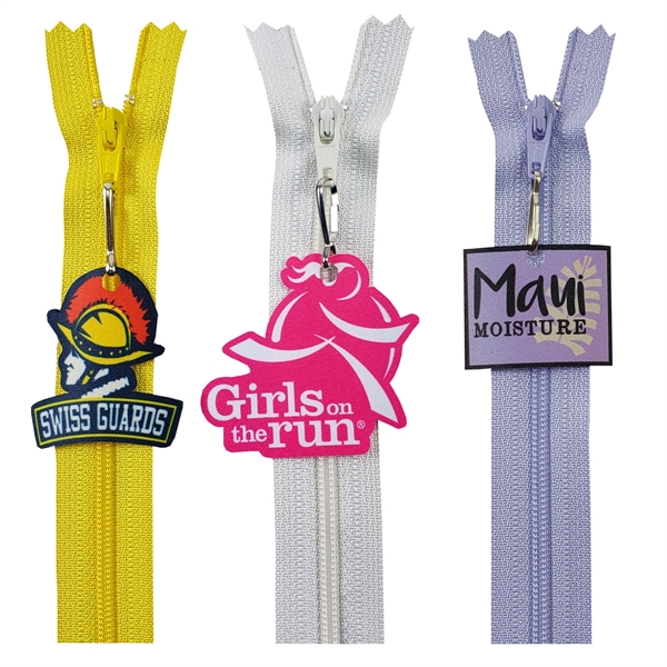 Custom Full Color Dye Sublimation Zipper Pulls - Custom Full Color Dye Sublimation Zipper Pulls - Image 2 of 5