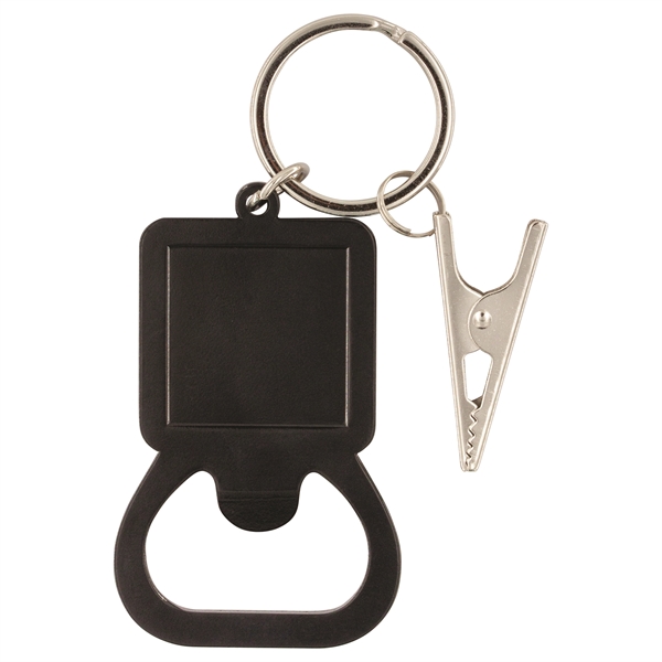 Bottle Opener Keychain with Roach Clip - Bottle Opener Keychain with Roach Clip - Image 1 of 1