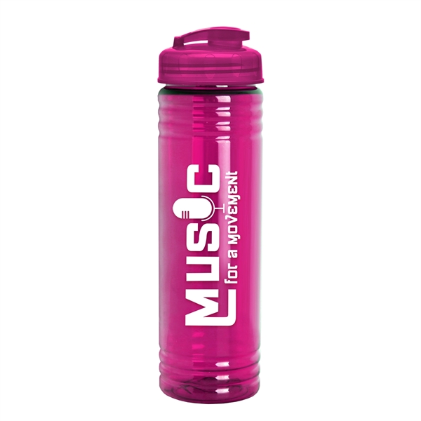24 oz. Slim Fit Water Bottle with Flip Lid - 24 oz. Slim Fit Water Bottle with Flip Lid - Image 5 of 14