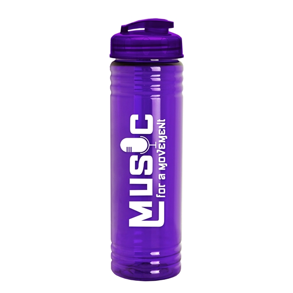 24 oz. Slim Fit Water Bottle with Flip Lid - 24 oz. Slim Fit Water Bottle with Flip Lid - Image 9 of 14