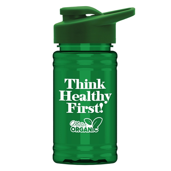 UpCycle - Mini 16 oz. rPet Sports Bottle with Drink Thru Lid - UpCycle - Mini 16 oz. rPet Sports Bottle with Drink Thru Lid - Image 1 of 21