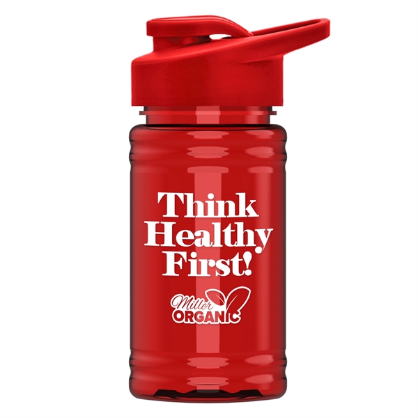 UpCycle - Mini 16 oz. rPet Sports Bottle with Drink Thru Lid - UpCycle - Mini 16 oz. rPet Sports Bottle with Drink Thru Lid - Image 7 of 21