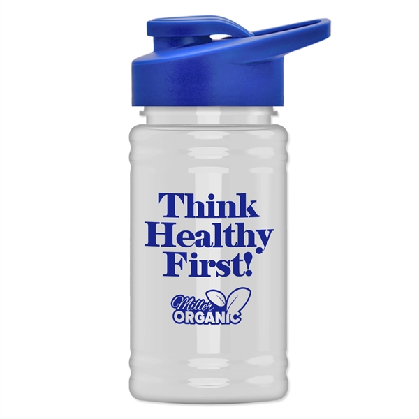 UpCycle - Mini 16 oz. rPet Sports Bottle with Drink Thru Lid - UpCycle - Mini 16 oz. rPet Sports Bottle with Drink Thru Lid - Image 9 of 21