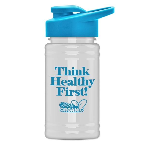 UpCycle - Mini 16 oz. rPet Sports Bottle with Drink Thru Lid - UpCycle - Mini 16 oz. rPet Sports Bottle with Drink Thru Lid - Image 10 of 21