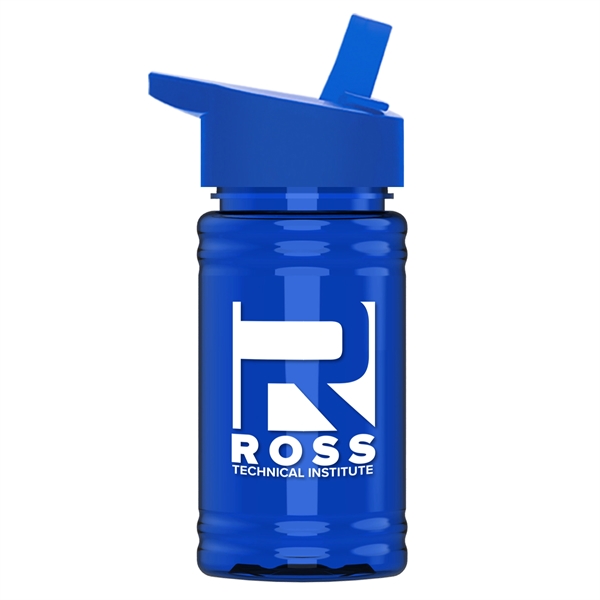 UpCycle - Mini 16 oz. rPet Sports Bottle with Flip Straw Lid - UpCycle - Mini 16 oz. rPet Sports Bottle with Flip Straw Lid - Image 1 of 18