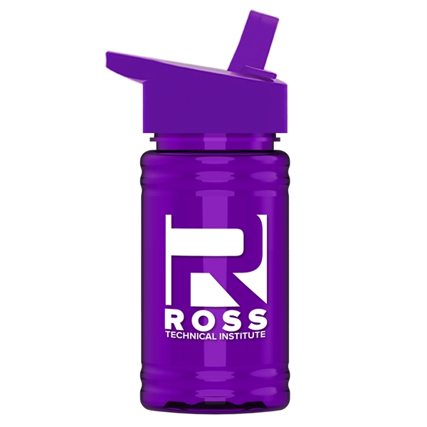 UpCycle - Mini 16 oz. rPet Sports Bottle with Flip Straw Lid - UpCycle - Mini 16 oz. rPet Sports Bottle with Flip Straw Lid - Image 5 of 18