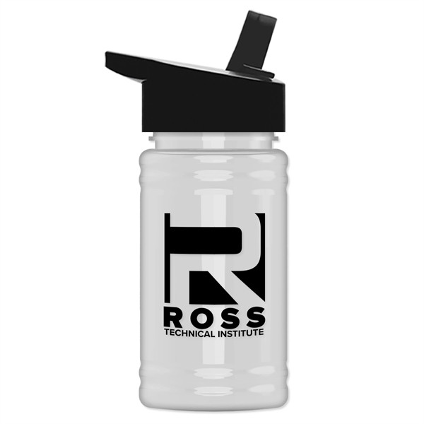 UpCycle - Mini 16 oz. rPet Sports Bottle with Flip Straw Lid - UpCycle - Mini 16 oz. rPet Sports Bottle with Flip Straw Lid - Image 8 of 18