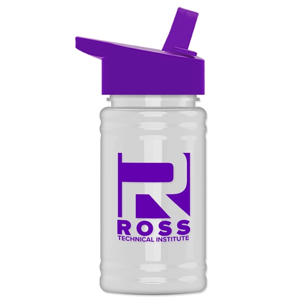 UpCycle - Mini 16 oz. rPet Sports Bottle with Flip Straw Lid - UpCycle - Mini 16 oz. rPet Sports Bottle with Flip Straw Lid - Image 18 of 18