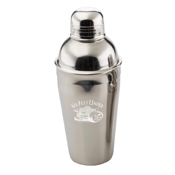 16oz Stainless Steel Three-piece Shaker - 16oz Stainless Steel Three-piece Shaker - Image 0 of 1