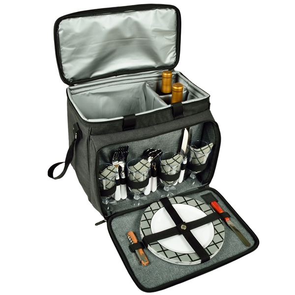 Picnic Set for 4 with Cooler - Picnic Set for 4 with Cooler - Image 10 of 13