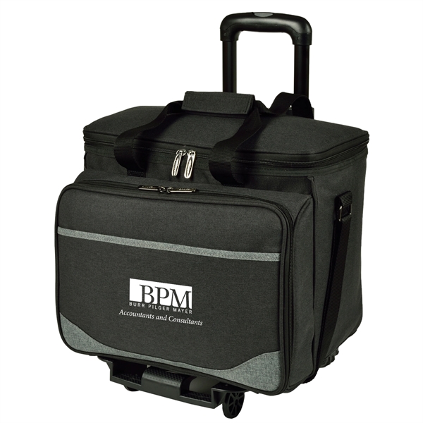 Picnic Set for 4 with Cooler on Wheels - Picnic Set for 4 with Cooler on Wheels - Image 10 of 14