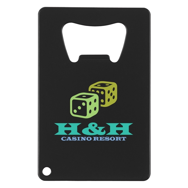 Custom Credit Card Shaped Bottle Opener