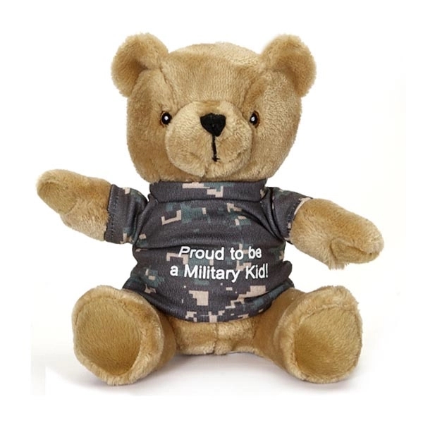7" Brown Bear w/ Cammo T-Shirt