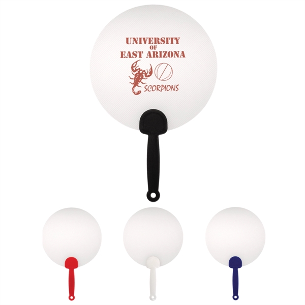 Recycled Plastic Hand Fan