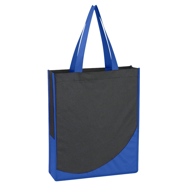 Non-Woven Tote Bag With Accent Trim - Non-Woven Tote Bag With Accent Trim - Image 15 of 16