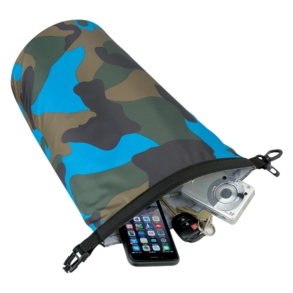 Camo Waterproof Dry Bag - Camo Waterproof Dry Bag - Image 8 of 12