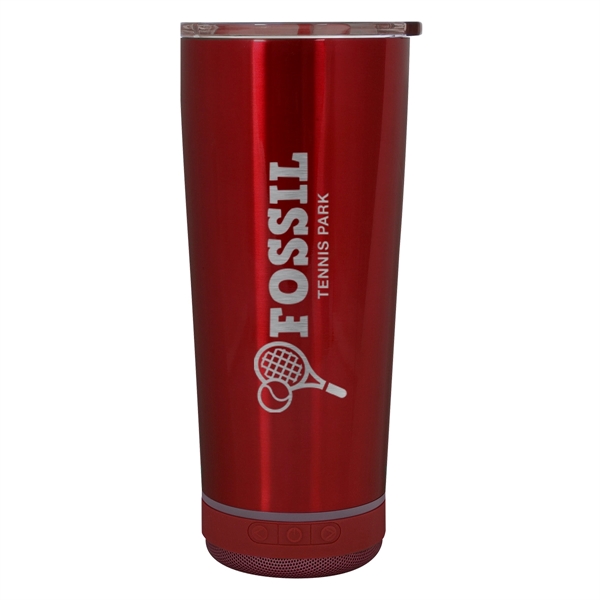 18 OZ. STAINLESS STEEL TUMBLER WITH SPEAKER - 18 OZ. STAINLESS STEEL TUMBLER WITH SPEAKER - Image 17 of 32