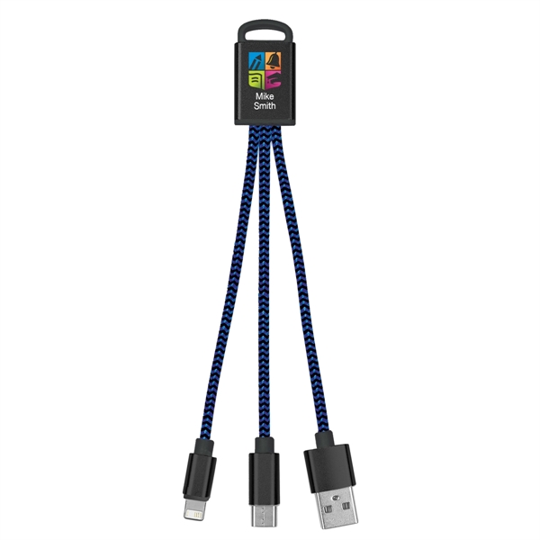 3-In-1 Braided Charging Buddy - 3-In-1 Braided Charging Buddy - Image 29 of 48