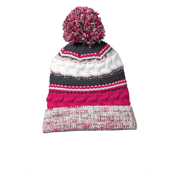 Sport-Tek Pom Pom Team Beanie. - Sport-Tek Pom Pom Team Beanie. - Image 8 of 8