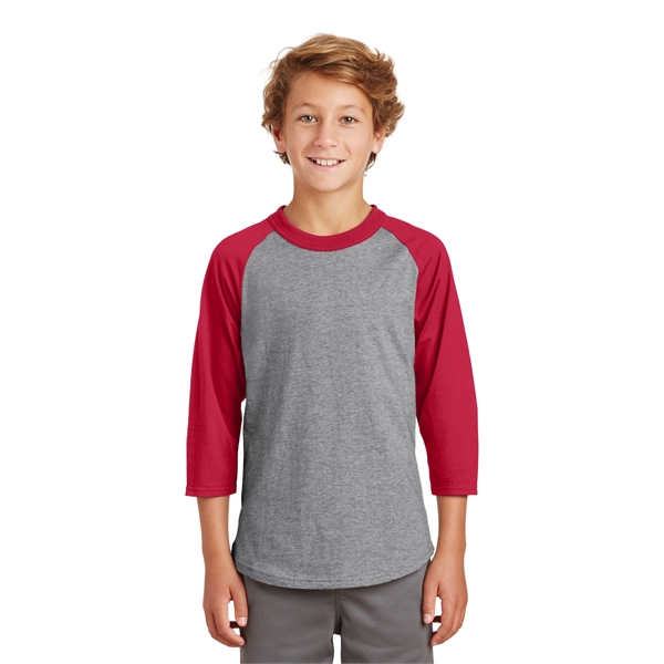 Sport-Tek Youth Colorblock Raglan Jersey. - Sport-Tek Youth Colorblock Raglan Jersey. - Image 91 of 97