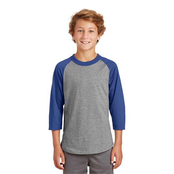 Sport-Tek Youth Colorblock Raglan Jersey. - Sport-Tek Youth Colorblock Raglan Jersey. - Image 92 of 97