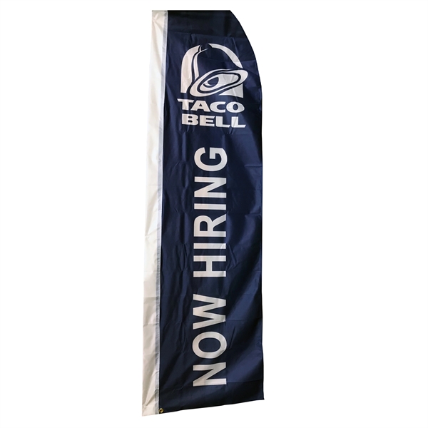 Custom Digital Printed Feather Flags - 17' x 3' - Custom Digital Printed Feather Flags - 17' x 3' - Image 1 of 1