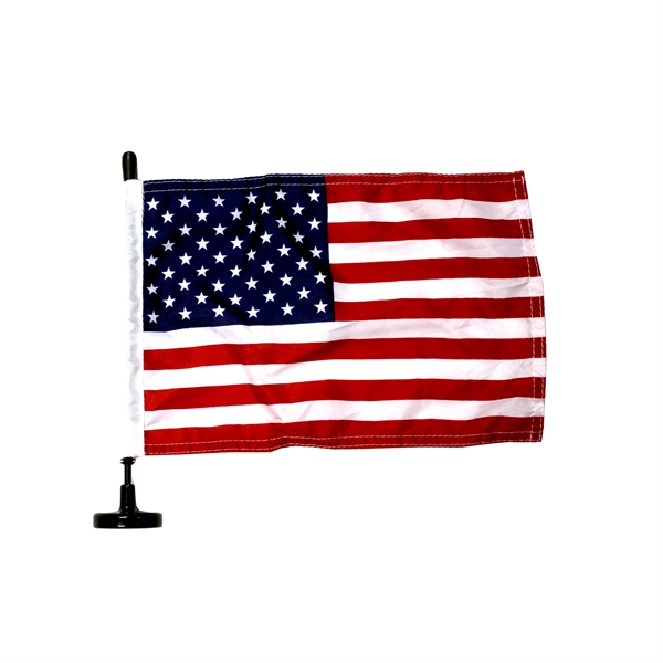 8" x 12" USA Printed Magnetic Car Flag - 8" x 12" USA Printed Magnetic Car Flag - Image 0 of 1