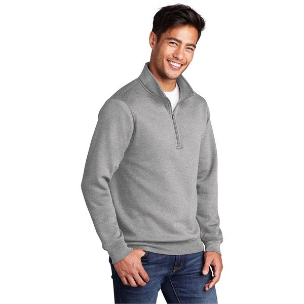 Port & Company Core Fleece 1/4-Zip Pullover Sweatshirt - Port & Company Core Fleece 1/4-Zip Pullover Sweatshirt - Image 4 of 50