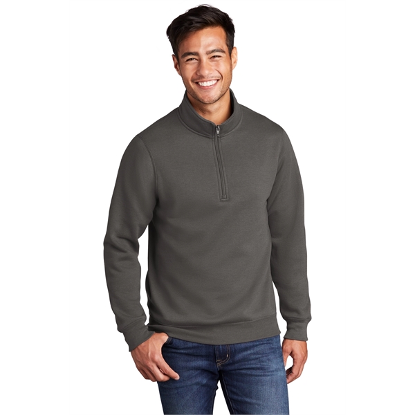 Port & Company Core Fleece 1/4-Zip Pullover Sweatshirt - Port & Company Core Fleece 1/4-Zip Pullover Sweatshirt - Image 6 of 50