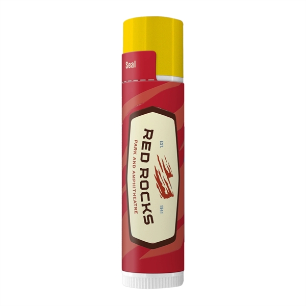 SPF 15 Lip Balm In White Tube With Colored Cap - SPF 15 Lip Balm In White Tube With Colored Cap - Image 5 of 5