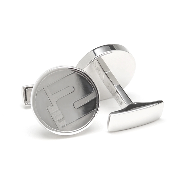 Sterling Silver Custom Cufflinks - Sterling Silver Custom Cufflinks - Image 2 of 4