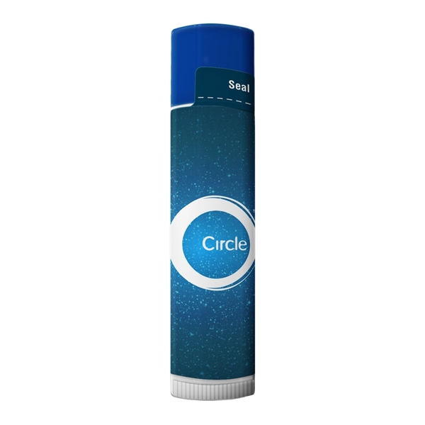 SPF 15 Lip Balm In White Tube With Colored Cap