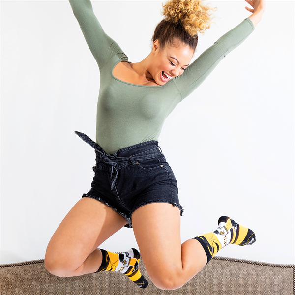 Jacquard Knitted Crew Socks - Jacquard Knitted Crew Socks - Image 1 of 1
