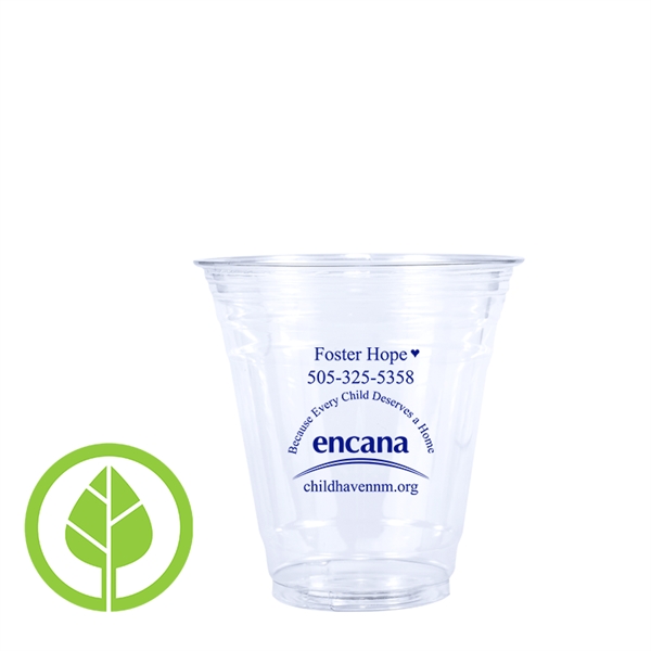 12 oz. Compostable Eco-Friendly PLA Plastic Cup - 12 oz. Compostable Eco-Friendly PLA Plastic Cup - Image 0 of 2