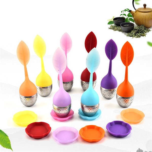 Leaf shape silicone Tea infuser - Leaf shape silicone Tea infuser - Image 0 of 19